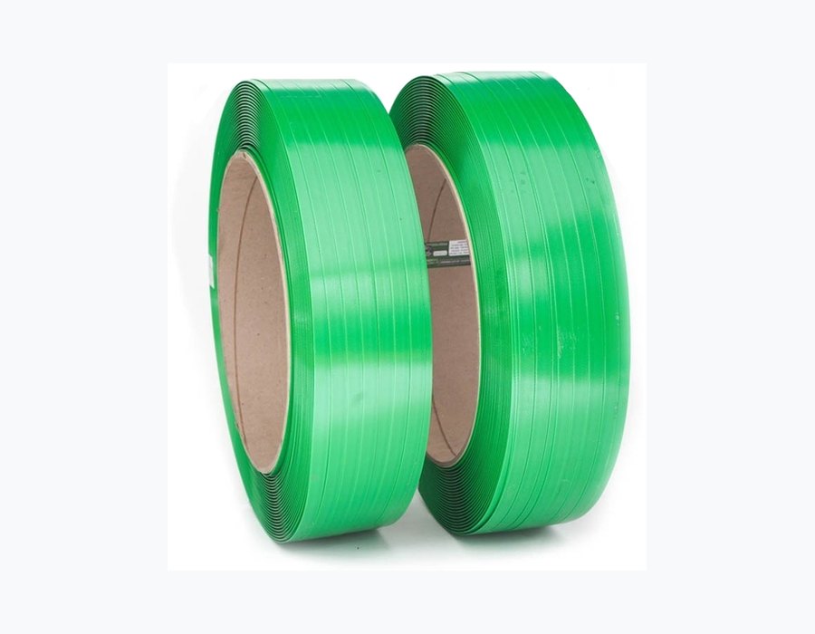 Fleje PET para asegurar cargas industriales